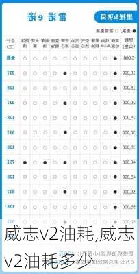 威志v2油耗,威志v2油耗多少