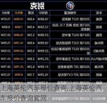 上海英伦汽车报价查询,上海英伦汽车报价查询官网