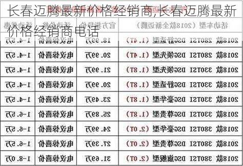 长春迈腾最新价格经销商,长春迈腾最新价格经销商电话