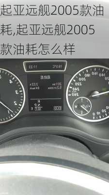 起亚远舰2005款油耗,起亚远舰2005款油耗怎么样