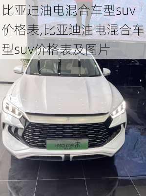 比亚迪油电混合车型suv价格表,比亚迪油电混合车型suv价格表及图片