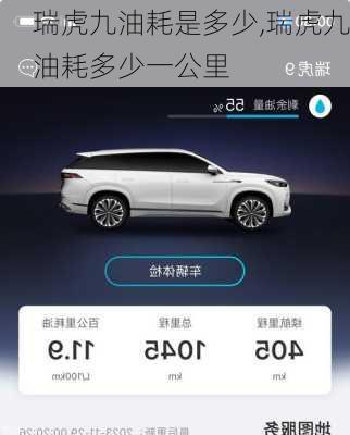 瑞虎九油耗是多少,瑞虎九油耗多少一公里