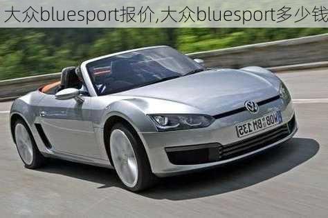 大众bluesport报价,大众bluesport多少钱