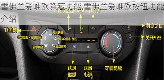 雪佛兰爱唯欧隐藏功能,雪佛兰爱唯欧按钮功能介绍