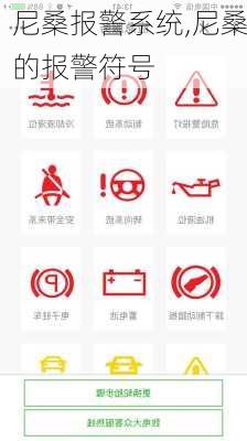 尼桑报警系统,尼桑的报警符号