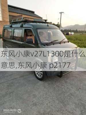 东风小康v27L1300是什么意思,东风小康 p2177