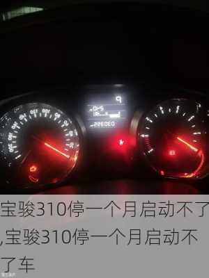 宝骏310停一个月启动不了,宝骏310停一个月启动不了车