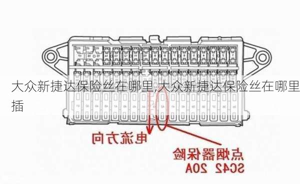 大众新捷达保险丝在哪里,大众新捷达保险丝在哪里插