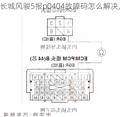 长城风骏5报p0404故障码怎么解决,