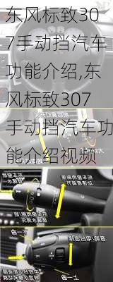 东风标致307手动挡汽车功能介绍,东风标致307手动挡汽车功能介绍视频