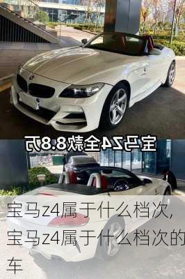 宝马z4属于什么档次,宝马z4属于什么档次的车