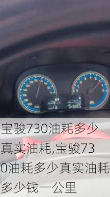 宝骏730油耗多少真实油耗,宝骏730油耗多少真实油耗多少钱一公里