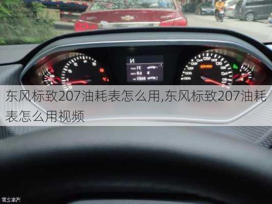 东风标致207油耗表怎么用,东风标致207油耗表怎么用视频