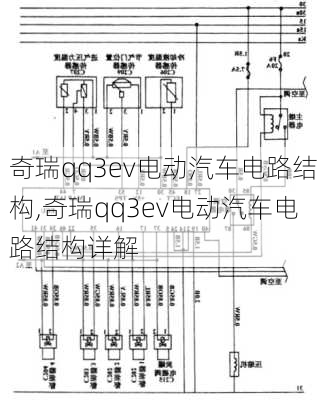 奇瑞qq3ev电动汽车电路结构,奇瑞qq3ev电动汽车电路结构详解