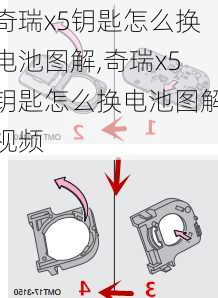 奇瑞x5钥匙怎么换电池图解,奇瑞x5钥匙怎么换电池图解视频