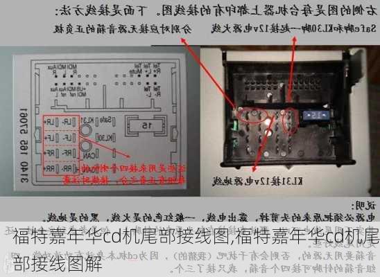 福特嘉年华cd机尾部接线图,福特嘉年华cd机尾部接线图解