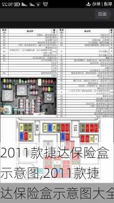 2011款捷达保险盒示意图,2011款捷达保险盒示意图大全