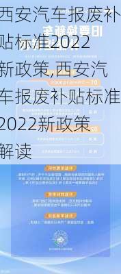 西安汽车报废补贴标准2022新政策,西安汽车报废补贴标准2022新政策解读