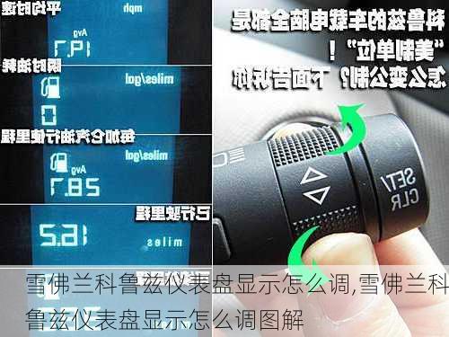 雪佛兰科鲁兹仪表盘显示怎么调,雪佛兰科鲁兹仪表盘显示怎么调图解
