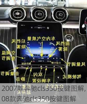 2007款奔驰cls350按键图解,08款奔驰cls350按键图解