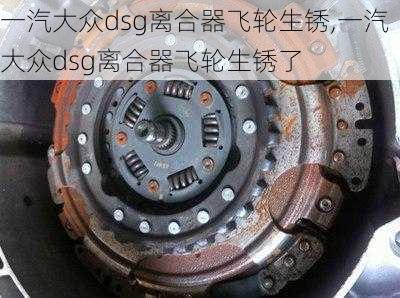 一汽大众dsg离合器飞轮生锈,一汽大众dsg离合器飞轮生锈了