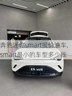 奔驰迷你smart报价油车,smart最小的车型多少钱