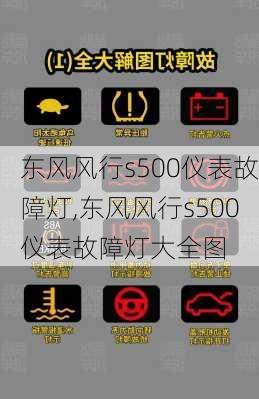 东风风行s500仪表故障灯,东风风行s500仪表故障灯大全图