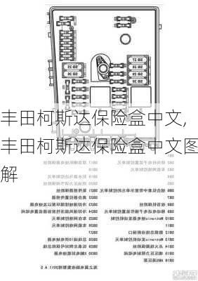 丰田柯斯达保险盒中文,丰田柯斯达保险盒中文图解