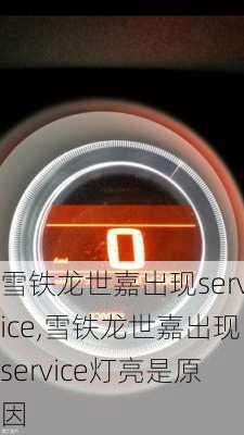 雪铁龙世嘉出现service,雪铁龙世嘉出现service灯亮是原因