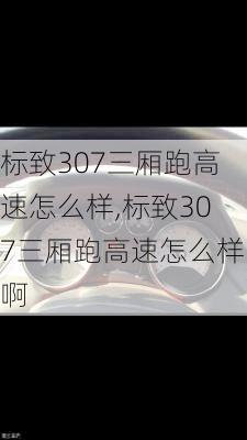 标致307三厢跑高速怎么样,标致307三厢跑高速怎么样啊