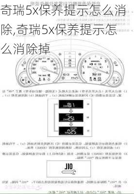 奇瑞5x保养提示怎么消除,奇瑞5x保养提示怎么消除掉