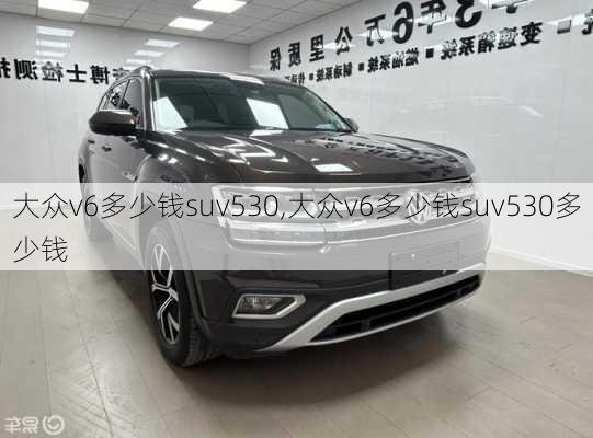 大众v6多少钱suv530,大众v6多少钱suv530多少钱