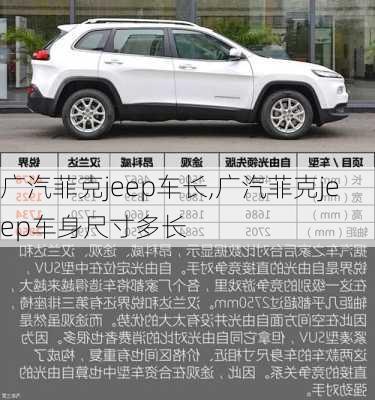 广汽菲克jeep车长,广汽菲克jeep车身尺寸多长