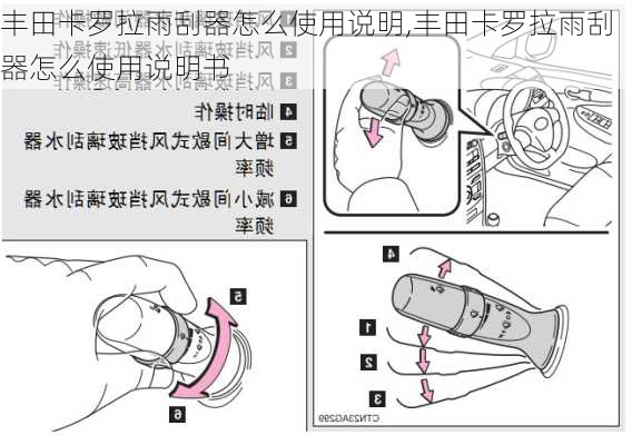 丰田卡罗拉雨刮器怎么使用说明,丰田卡罗拉雨刮器怎么使用说明书