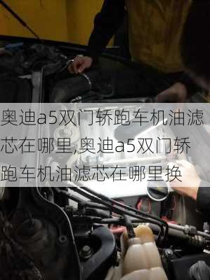 奥迪a5双门轿跑车机油滤芯在哪里,奥迪a5双门轿跑车机油滤芯在哪里换