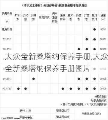 大众全新桑塔纳保养手册,大众全新桑塔纳保养手册图片