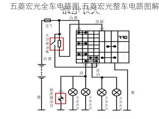 五菱宏光全车电路图,五菱宏光整车电路图解