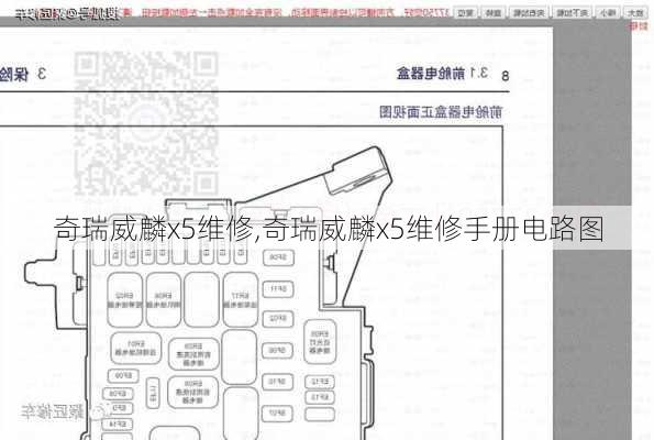 奇瑞威麟x5维修,奇瑞威麟x5维修手册电路图