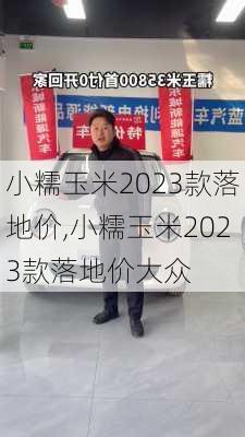 小糯玉米2023款落地价,小糯玉米2023款落地价大众