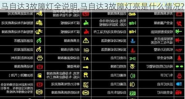 马自达3故障灯全说明,马自达3故障灯亮是什么情况?