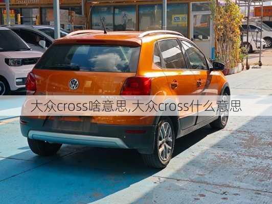 大众cross啥意思,大众cross什么意思