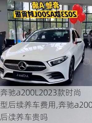 奔驰a200L2023款时尚型后续养车费用,奔驰a200后续养车贵吗