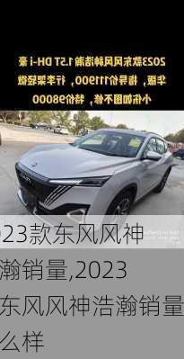 2023款东风风神浩瀚销量,2023款东风风神浩瀚销量怎么样