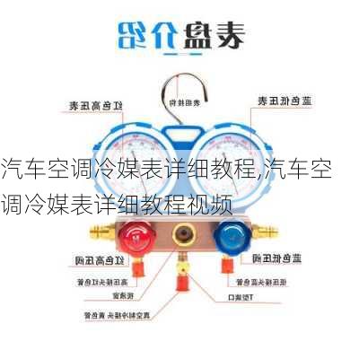 汽车空调冷媒表详细教程,汽车空调冷媒表详细教程视频