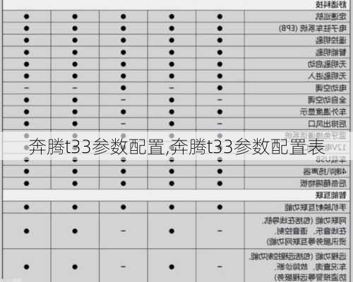 奔腾t33参数配置,奔腾t33参数配置表