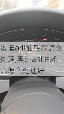 奥迪a4l油耗高怎么处理,奥迪a4l油耗高怎么处理好