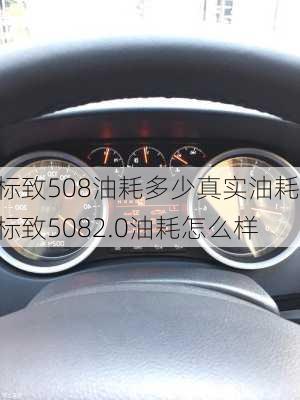 标致508油耗多少真实油耗,标致5082.0油耗怎么样