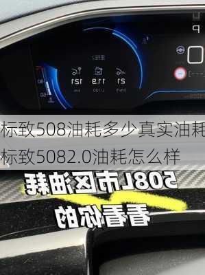 标致508油耗多少真实油耗,标致5082.0油耗怎么样