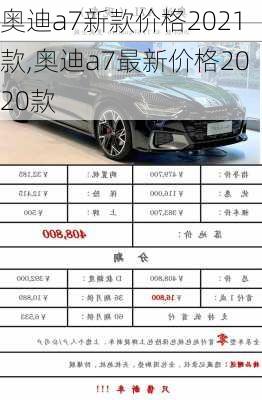 奥迪a7新款价格2021款,奥迪a7最新价格2020款