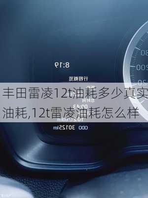 丰田雷凌12t油耗多少真实油耗,12t雷凌油耗怎么样